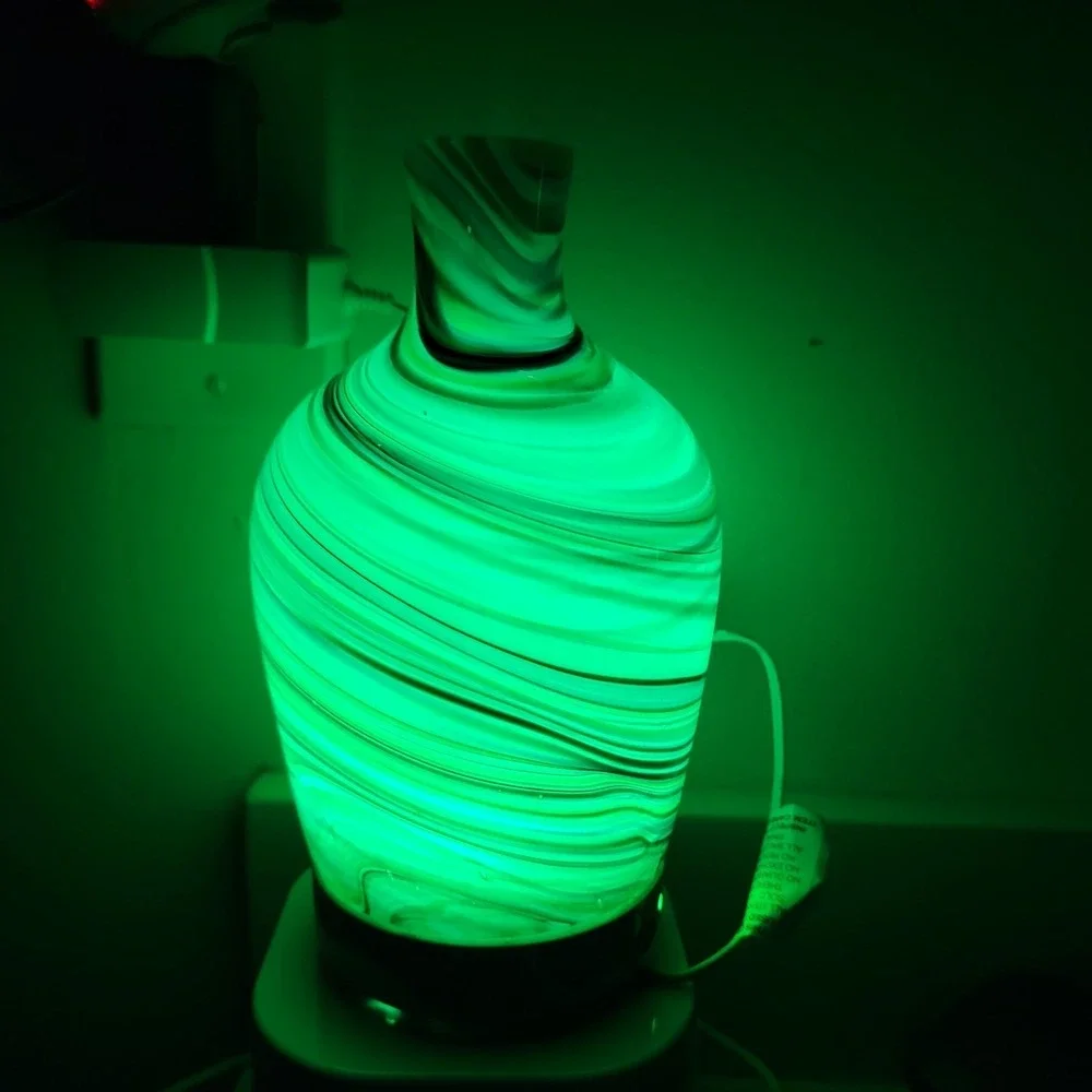 Essential Oil Diffuser Artisan Seaglass Aromatherapy Vaporizer Ultrasonic Cool